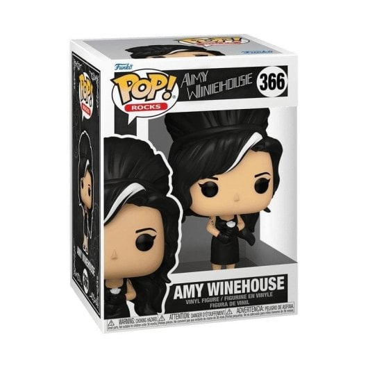 Figura colecionável Funko Inc FUNKO POP! 70596 Amy Winehouse vinil 13,5 cm preto/branco