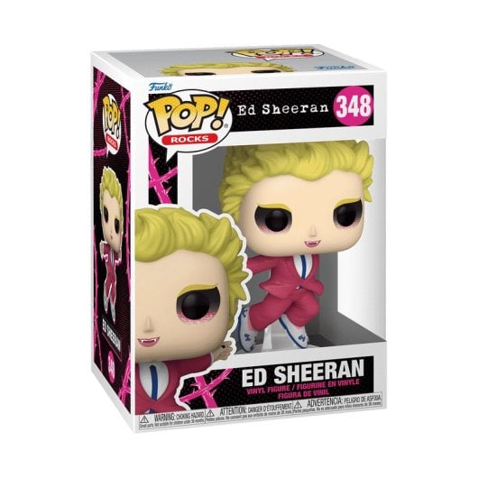 Personaggio da collezione Funko Ed Sheeran, vinile multicolore, 109 mm