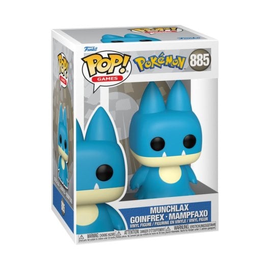 Figurine de collection Funko Munchlax Pokémon multicolore en vinyle 99 mm