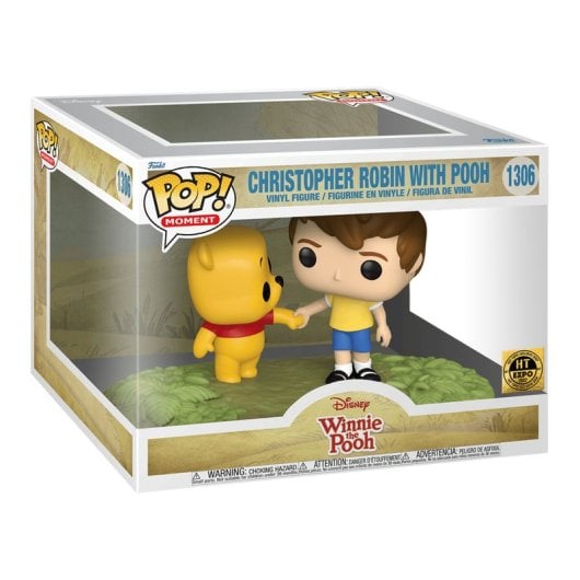 Figurine de collection Funko Christopher Robin avec Winnie l'ourson Vinyle 115 mm Multicolore