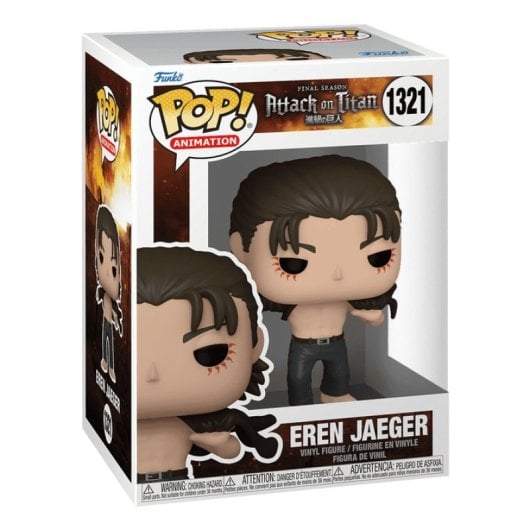 Figura coleccionable Funko Eren Jeager Attack on Titan vinilo multicolor 95,2mm