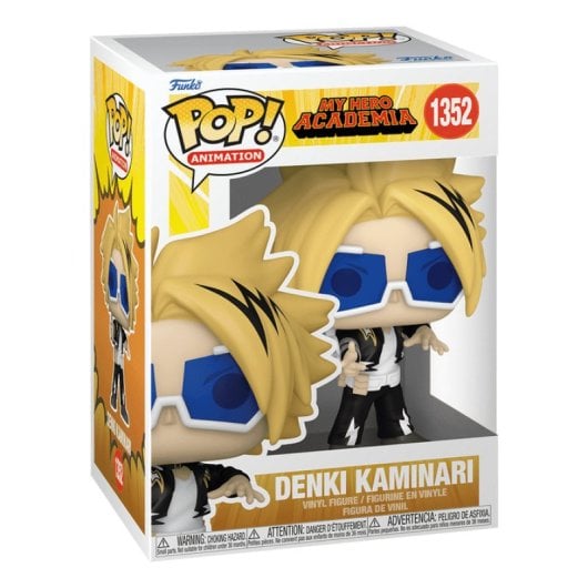 Figura coleccionable Funko Denki Kaminari My Hero Academia vinilo 12cm multicolor