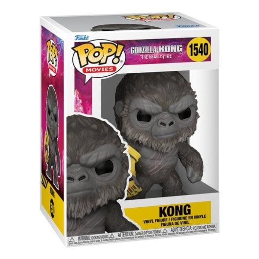 Figurine de collection Funko Kong Godzilla en vinyle multicolore 102 mm, boîte à fenêtre