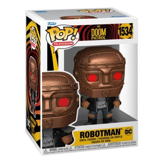 Figura coleccionable Funko Robotman DC Comics vinilo multicolor 98,2mm