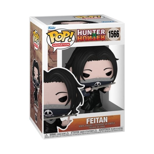Figura colecionável em vinil multicolorido Feitan Hunter x Hunter 101 mm
