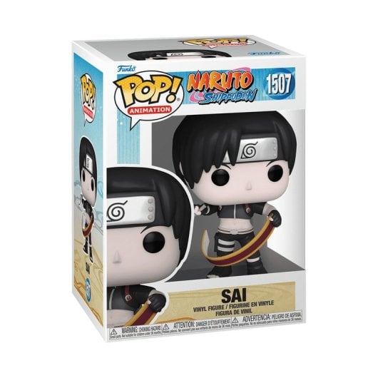 Figurine de collection Funko POP! 75532 Naruto Shippuden Sai en vinyle multicolore 102 mm