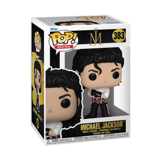 Figurine Funko POP Michael Jackson en vinyle Multicolor Rocks Collection 10,8 cm