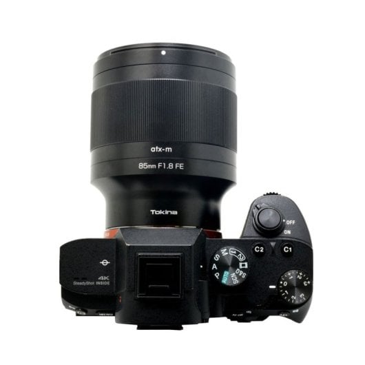 Tokina ATX-M 85mm F1.8 FE PLUS Sony E Objectiva IBIS Estabilizador 10 Elementos Preto