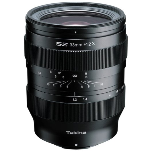 Tokina 33 mm f/1.2 MF-Objektiv, Fujifilm X-Mount, 11-Blatt-Blende, Schwarz