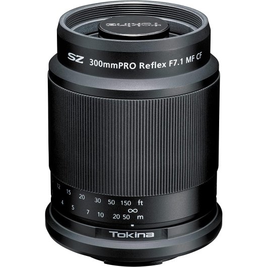 Tokina SZ-Pro 300 mm F7.1 MF katadioptrisches ultrakompaktes Teleobjektiv für Canon EF-M, 235 g