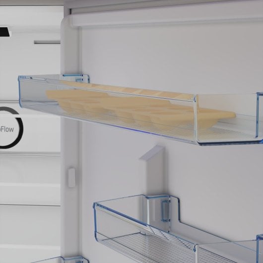 Frigorífico Beko Combi 192cm 490L E Gris Puertas reversibles, CoolRoom y Antiescarcha