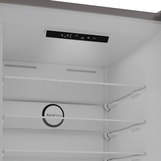 Frigorífico Beko Combi 192cm 490L E Gris Puertas reversibles, CoolRoom y Antiescarcha