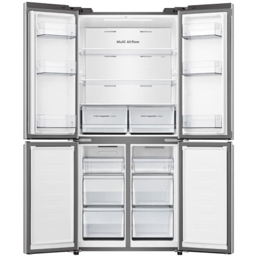 Frigorífico Hisense Puerta americana 178,5cm 499L E Inox WiFi Multi-Air Flow