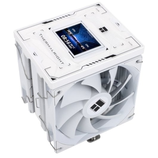 Refrigeración Aire Thermalright Socket LGA1851/1700/1200/115X AM5/AM4 120mm Burst Assassin 120 Vision BLACK Pantalla IPS