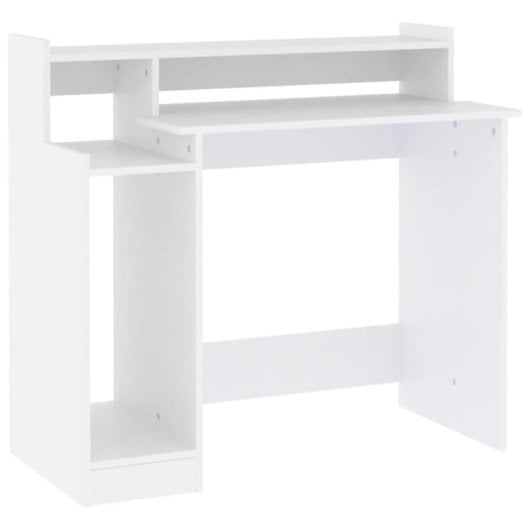 Escritorio vidaXL Campoamor LED Integrado Madera Contrachapada USB Resistente Humedad