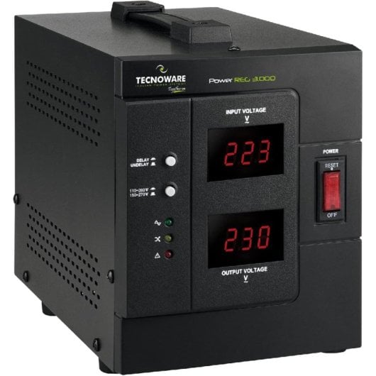 Sai Tecnoware 3000VA Estabilización Electrónica ±6% Protección Avanzada Indicadores LED