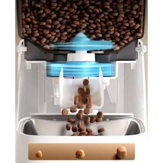 Oneisall 3.5L Alimentatore automatico Bianco Wireless WiFi App Controllo Porzioni precise