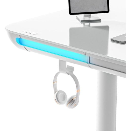 Escritorio Sense7 NOMO Ergonómico Motorizado Vidrio Templado Altura Ajustable USB RGB