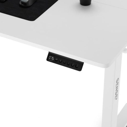SENSE7 Nojo Escritorio Regulable Eléctrica con Motor 140x70 Blanco