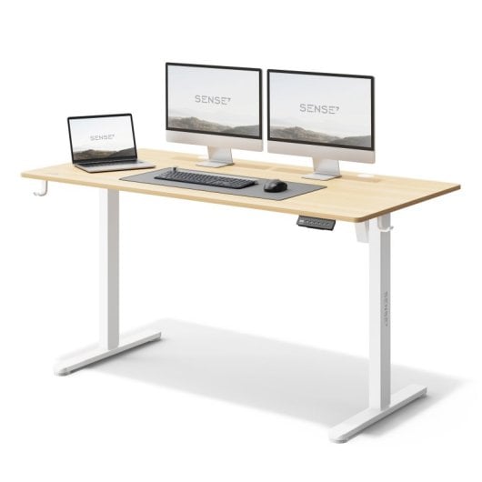 Escritorio eléctrico Sense7 NOJO 140x70 cm 80kg ajuste altura sistema anticolisión