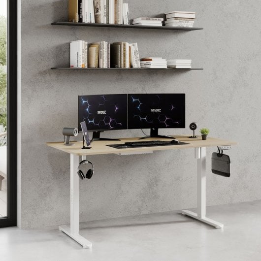 Escritorio eléctrico Sense7 NOJO 140x70 cm 80kg ajuste altura sistema anticolisión