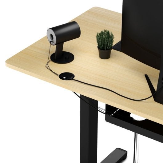 Escritorio Sense7 NOJO 120x60 cm eléctrico con altura ajustable, 70 kg, gestión de cables