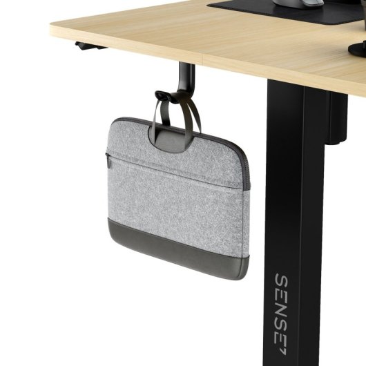 Escritorio Sense7 NOJO 120x60 cm eléctrico con altura ajustable, 70 kg, gestión de cables