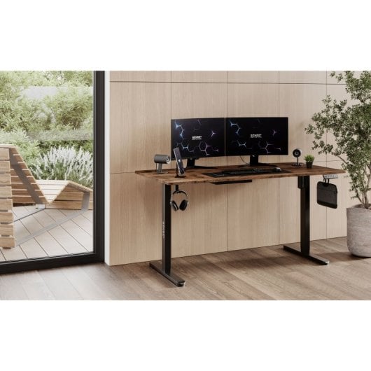 Escritorio eléctrico Sense7 NOJO 140x70cm ajuste altura silencioso 80kg función memoria anticolisión