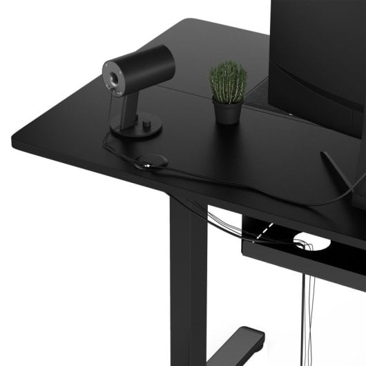 SENSE7 Nojo Escritorio Regulable Eléctrica con Motor 120x60 Negro