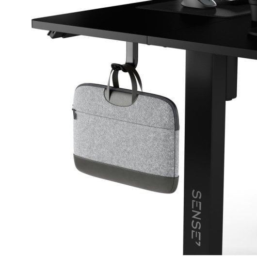 SENSE7 Nojo Escritorio Regulable Eléctrica con Motor 120x60 Negro