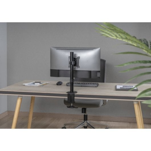 Brazo para monitor Sense7 FLOAT negro VESA 75x75/100x100 gestión de cables PIVOT