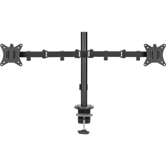 Brazo para monitor Sense7 FLOAT DOUBLE Negro 2x9kg VESA PIVOT Ajuste Total Gestión Cables