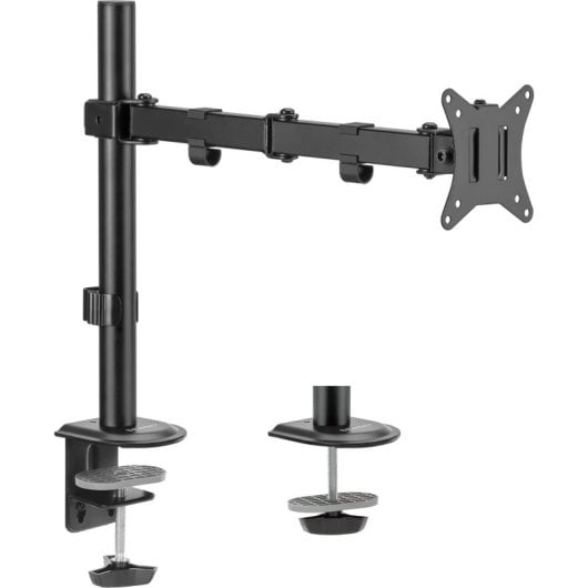 Brazo para monitor Sense7 FLOAT ARM negro VESA 75x75/100x100 hasta 32? 9kg gestión de cables