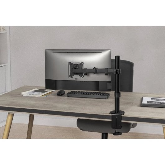 Brazo para monitor Sense7 FLOAT ARM negro VESA 75x75/100x100 hasta 32? 9kg gestión de cables