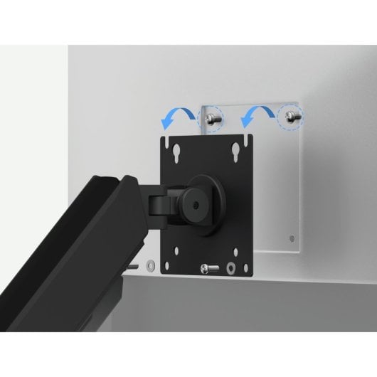 Soporte para monitor Sense7 HANG DOUBLE 2 Brazos Ajustables Negro Gestión de cables VESA 32”