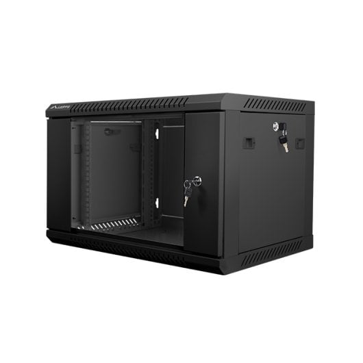 Bastidor de pared Lanberg WF01-6406-10B 6U 60 kg IP20 Schwarz
