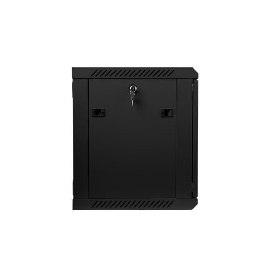 Bastidor de Pared Lanberg WF01-6409-10B 9U 60kg Acero Negro IP20 Cristal Templado 19”