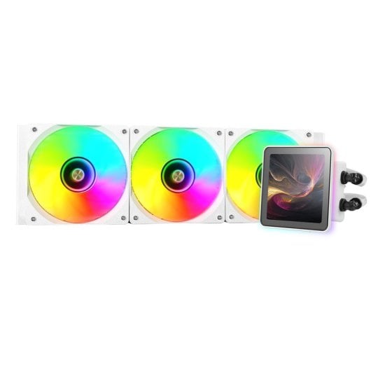 Mars Gaming Ml-visionpro360 Refrigeración Líquida Aio Tdp 600w 3x Ventiladores Argb Pantalla Blanco