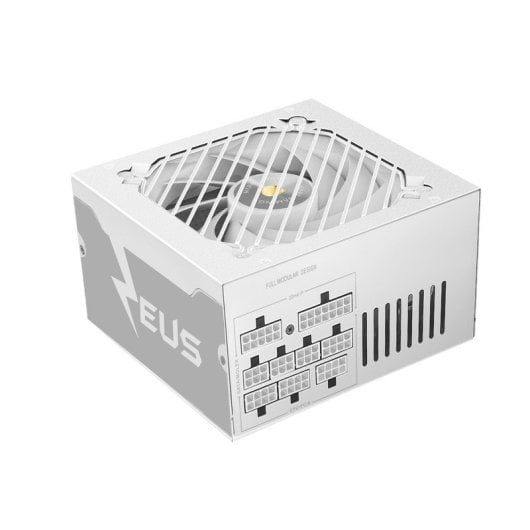 Mars Gaming Mpze750sim Modulares ATX-Netzteil, 750 W, 10 Jahre Garantie, 80plus, Silberweiß