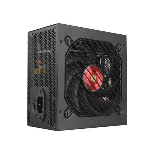 Mars Gaming MPVU750SIM Fonte de Alimentação Modular ATX 750W 80 Plus Silver com 10 Anos de Garantia Preta/Vermelha