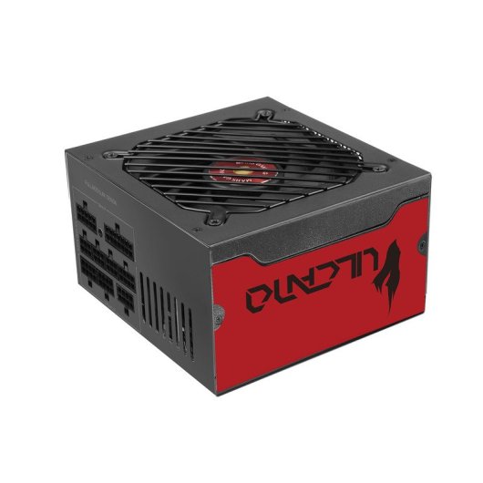 Mars Gaming MPVU750SIM Fonte de Alimentação Modular ATX 750W 80 Plus Silver com 10 Anos de Garantia Preta/Vermelha