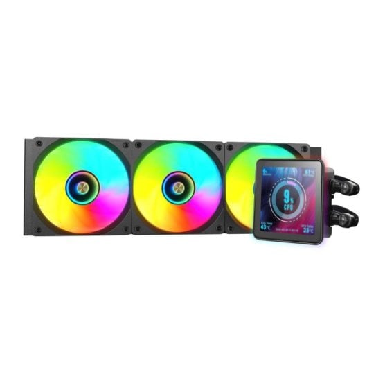 Refrigeração Líquida Mars Gaming ML-VISIONPRO360 360mm 3 Ventoinhas ARGB Ecrã IPS