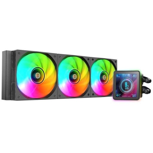 Refrigeração Líquida Mars Gaming ML-VISIONPRO360 360mm 3 Ventoinhas ARGB Ecrã IPS