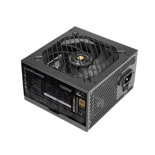 Mars Gaming Mpb1000si Fuente Alimentación Pc Atx 1000w 7 Años De Garantía 80plus Gold 90% Negro