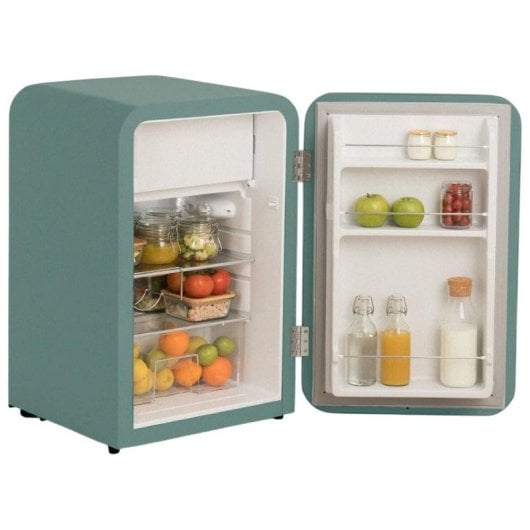 Frigorífico Create Una Puerta 86cm 92L/15L Eficiencia ECO Friendly Compartimentado Verde Sage