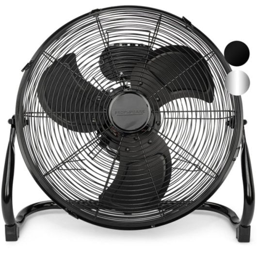 Ventilador ProfiCare PC-VL 3067 WM 50cm 120W Retro Silencioso Negro