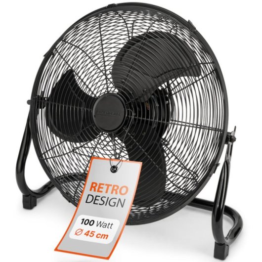 Ventilador ProfiCare Retro XL 45cm 100W Ultra Silencioso 3 Velocidades