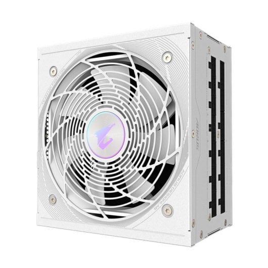 Fuente de Alimentación Gigabyte 1000W 80 PLUS Platinum AORUS ELITE P1000W ICE Modular PCIe 5.0 Blanca