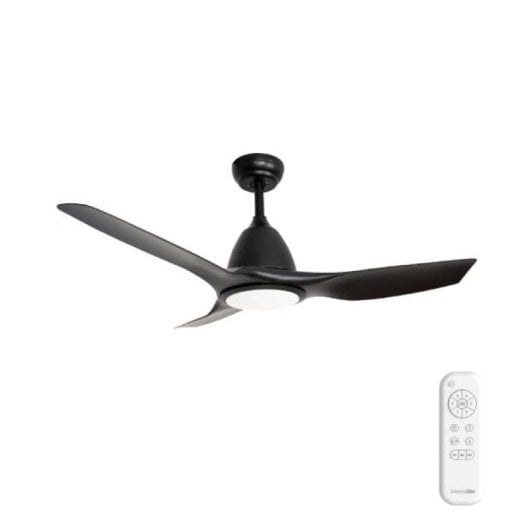 Ventilador Techo Universal Blue ALISIOS DC 132cm 26W LED 20W Control Remoto Negro