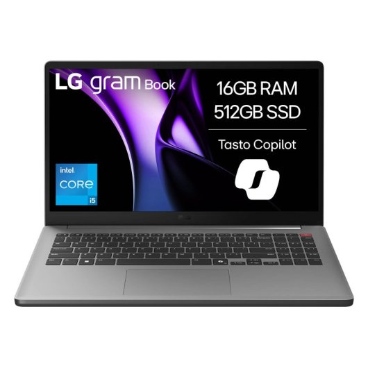 LG Gram Book 15U50T-G.AA56D 15.6″ Intel Core i5-1334U 16GB 512GB SSD IPS Full HD Silver Windows 11 Home